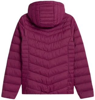 4F Dames h4z21 kudp003 gewatteerde jas Rood - S