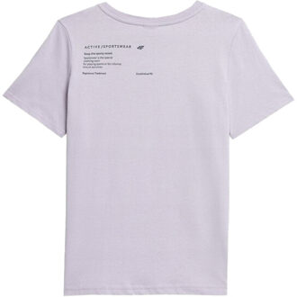 4F Dames h4z22 bedrukt t-shirt Paars - M