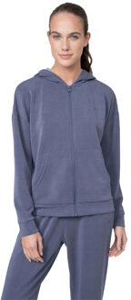 4F Dames h4z22 bld041 hoodie met volledige rits - maat M Grijs