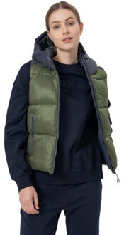 4F Dames h4z22 bodywarmer Groen - S