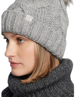 4F Dames h4z22 cad010 muts Grijs - S