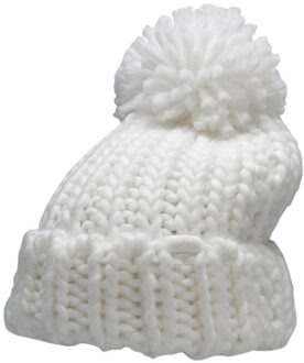 4F Dames h4z22 cad013 muts - maat One size Wit
