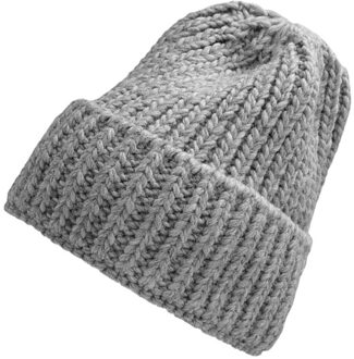 4F Dames h4z22 cad017 muts - maat One size Grijs