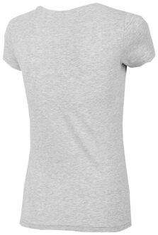 4F Dames h4z22 effen normaal t-shirt Grijs - L