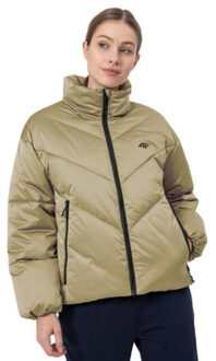 4F Dames h4z22 gewatteerde jas - maat L Groen