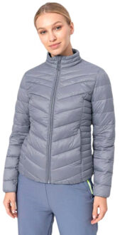 4F Dames h4z22 gewatteerde jas - maat M Grijs