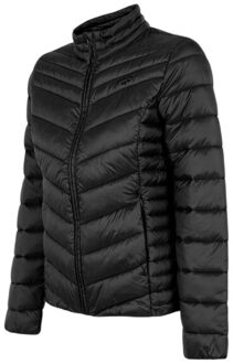 4F Dames h4z22 gewatteerde jas Zwart - L