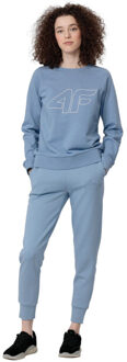 4F Dames h4z22 logo sweatshirt Blauw - XL