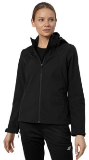 4F Dames h4z22 sfd001 zacht shell jasje Zwart - L