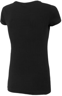 4F Dames h4z22 t-shirt - maat XS Zwart