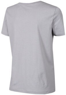 4F Dames h4z22 tsd019 katoenen t-shirt Grijs - M
