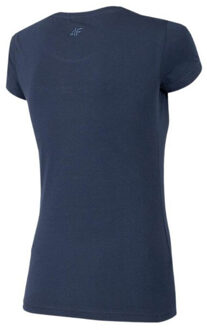4F Dames h4z22 tsd029 64s t-shirt Blauw - S
