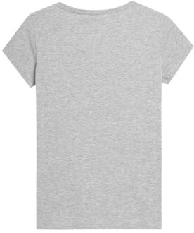 4F Dames h4z22-tsd353 t-shirt - maat S Grijs