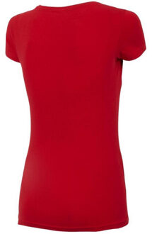 4F Dames h4z22-tsd353 t-shirt Rood - S