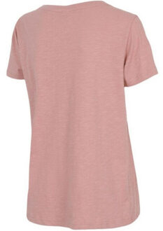 4F Dames h4z22 v hals t-shirt Roze - S