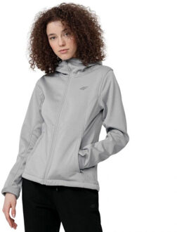 4F Dames h4z22 zacht shell jasje Grijs