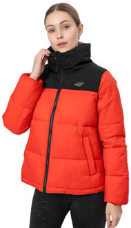 4F Dames h4z22kudp01451s gewatteerde jas - maat XL Zwart