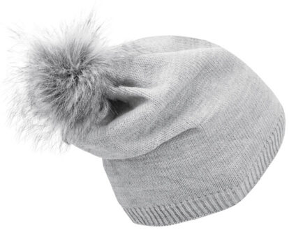 4F Dames muts Grijs - One size