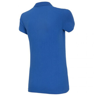 4F Dames nosh4 piqué poloshirt - maat S Blauw