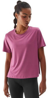 4F Dames quick dry oversized training t-shirt Roze - M