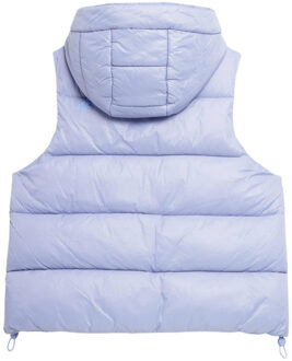 4F Dames ss23tdjaf092 donzen bodywarmer Blauw - L