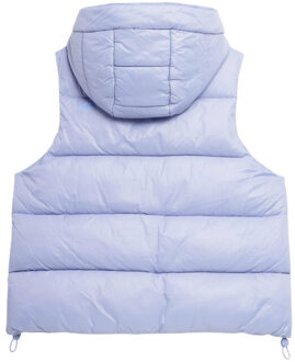 4F Dames ss23tdjaf092 donzen bodywarmer - maat M Blauw