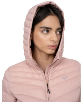 4F Dames ss23tdjaf095 donzen jas Roze - XL