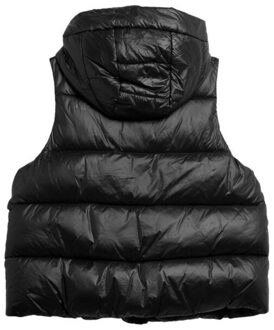 4F Dames synthetische donzen bodywarmer - maat XL Zwart