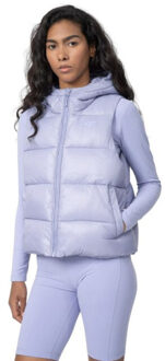 4F Dames synthetische donzen bodywarmer Paars - XL