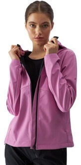 4F Dames waw24tsoff285 zachte shell jas Roze - L