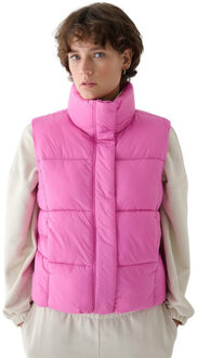 4F Dames waw24tvjaf140 bodywarmer - maat S Roze