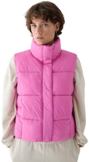 4F Dames waw24tvjaf140 bodywarmer Roze - L