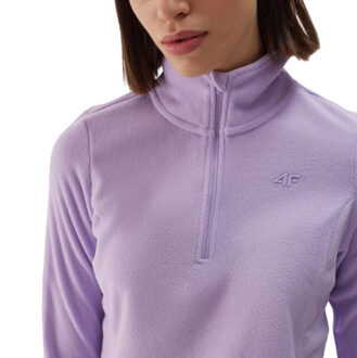 4F Dames waw24uflef048 fleece thermisch sweatshirt Paars - L