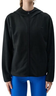 4F Dames wmm00tflef315 fleece full zip hoodie Zwart - L
