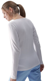 4F Dames wmm00tlonf376 t-shirt met lange mouwen Wit