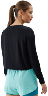 4F Dames wss24tflof218 t-shirt met lange mouwen Zwart