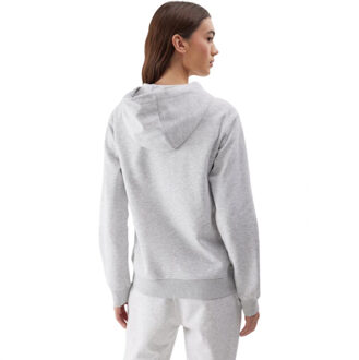 4F Dames wss24tswsf0956 hoodie met volledige rits Grijs - S