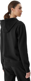 4F Dames wss24tswsf0956 hoodie met volledige rits - maat S Zwart