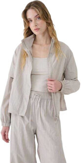 4F Dames wss25tjacf190 jas Beige - M