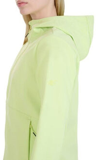 4F Dames wss25tsoff320 winddicht softshell jack - maat S Groen