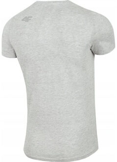 4F Effen normaal t-shirt heren Grijs - S