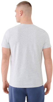 4F Effen normaal t-shirt heren Grijs - XL