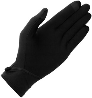 4F Gebreide handschoenen met touchscreen u081 voor volwassenen Zwart - L