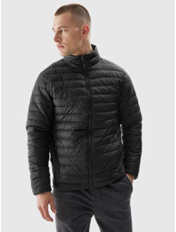 4F Heren aw23tdjam239 gewatteerd jack met dons - maat S Zwart