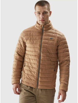 4F Heren aw23tdjam239 gewatteerd jack met dons - maat XXL / XXXL Bruin