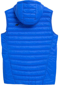4F Heren aw23tvesm063 effen bodywarmer Blauw - M
