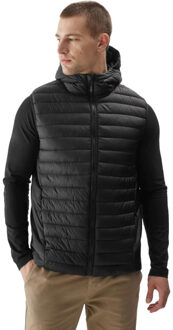 4F Heren aw23tvesm063 effen bodywarmer Zwart - S