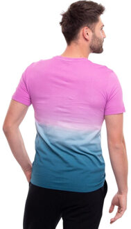 4F Heren bedrukt normaal t-shirt - maat M Blauw