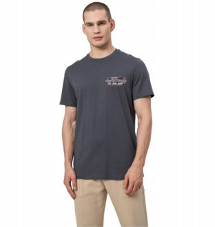 4F Heren biologisch katoenen t-shirt Grijs - M