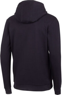 4F Heren effen 1 kangoeroezak hoodie Blauw - XXL / XXXL